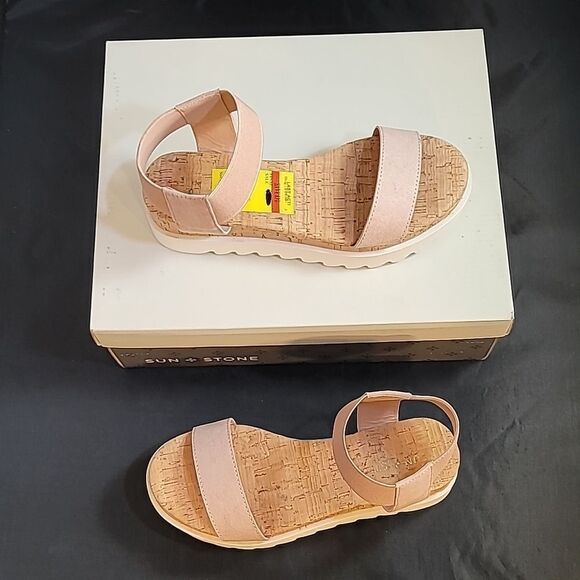 BRAND NEW SUN+STONE MELANIE WEDGE SANDALS, CREATED FOR MACY'S - Picture 15 of 16